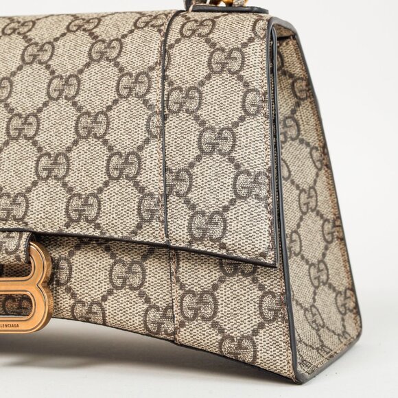 Gucci x Balenciaga GG Supreme The Hacker Project Small Hourglass Bag - Picture 9 of 14